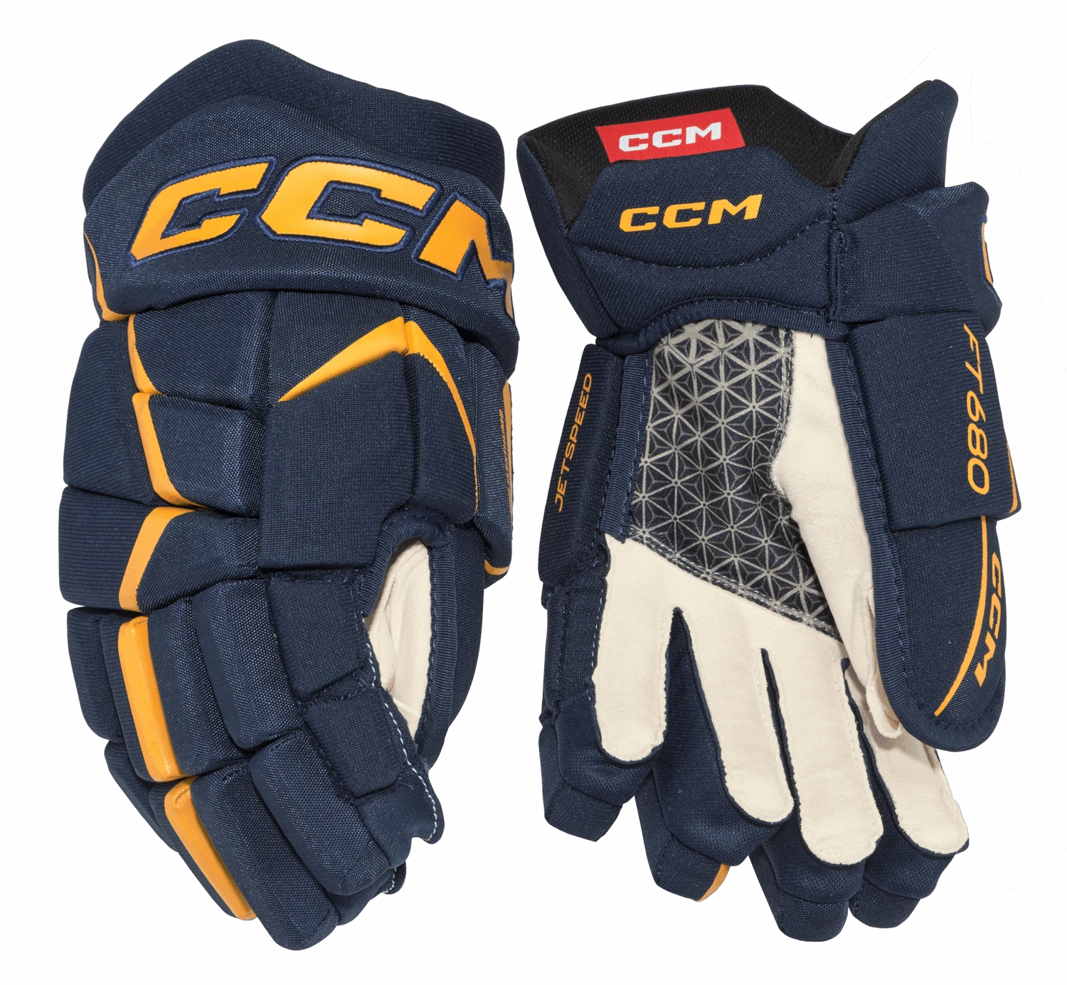 CCM JetSpeed FT680 Junior Hockey Gloves 1 CCM JetSpeed FT680 Junior Hockey Gloves