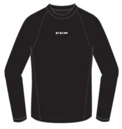 CCM Long-Sleeve Loose Fit Top For Men -Ccm Hockey Gear Store ccm athletic loose fit long sleeve top black 1
