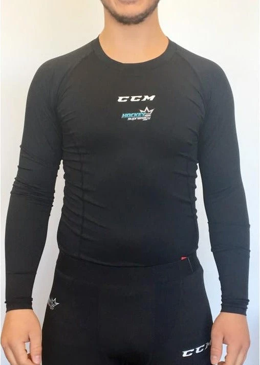 CCM Long-Sleeve Performance Compression Top Mens (HockeySupremacy.com) 1 CCM Long-Sleeve Performance Compression Top Mens (HockeySupremacy.com)
