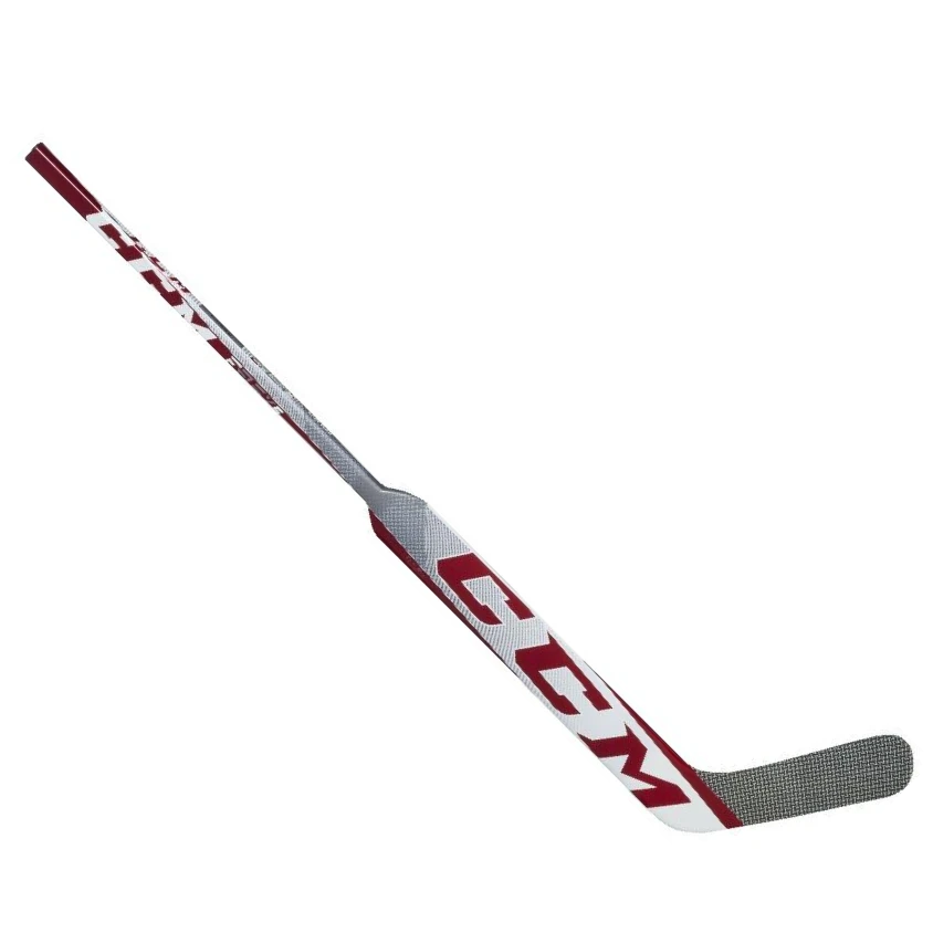 CCM EFLEX5 Pro Intermediate Goalie Stick (White/Red) 2 CCM EFLEX5 Pro Intermediate Goalie Stick (White/Red) - Image 2