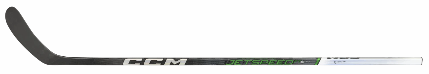 CCM JetSpeed FT6 Pro Intermediate Hockey Stick (Green) 2 CCM JetSpeed FT6 Pro Intermediate Hockey Stick (Green) - Image 2
