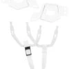 CCM Tacks Ear Cover, Ear Loop & Strap White
